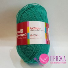 Пряжа Акация. Цвет - 0313 изумруд. 100% акрил. 50 г, 250 м