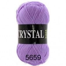 Пряжа CRYSTAL. 100% акрил. 50 г, 275 м. Цвет - 5659 сиреневый