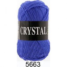 Пряжа CRYSTAL. 100% акрил. 50 г, 275 м. Цвет - 5663 ярко-васильковый