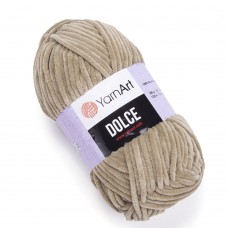 Пряжа DOLCE YarnArt. Цвет - 798 беж. 100% микрополиэстер. 100 г, 120 м