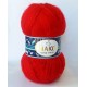 Пряжа MOHAIR DELICATE. Цвет - 6109 красный. 5% мохер, 10% шерсть, 85 % акрил. 100 г, 500 м