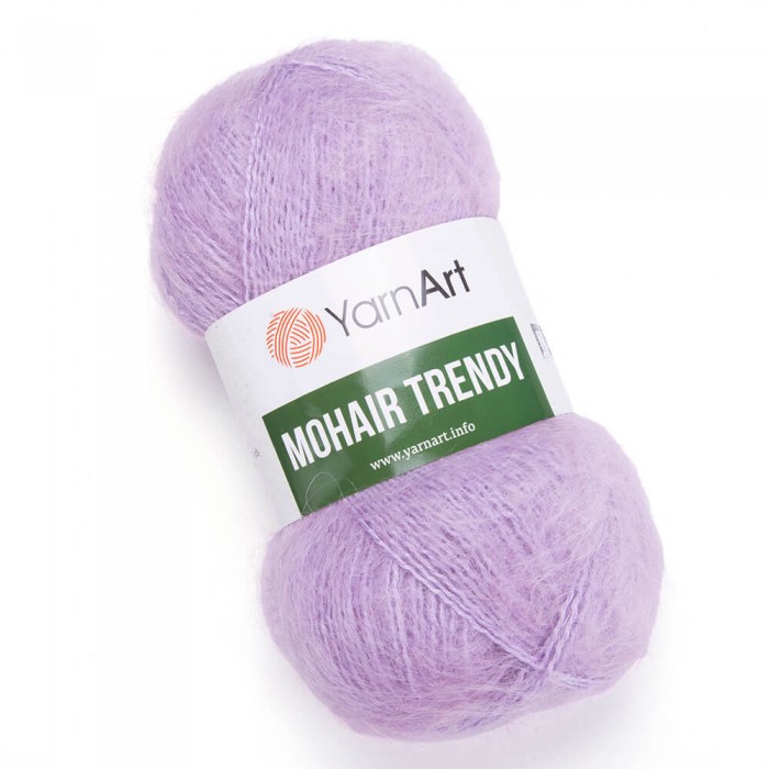 Пряжа Mohair Trendy. Цвет - 138 сиреневый