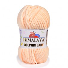 Пряжа Dolphin Baby. Цвет - 80333 персиковый. 100% микрополиэстер. 100 г, 120 м