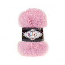 Пряжа Mohair Classic. Цвет - 32 розовый. 25% мохер, 24% шерсть, 51% акрил. 100 г, 200 м