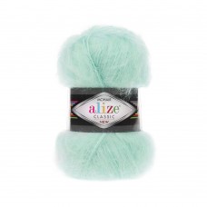 Пряжа Mohair Classic. Цвет - 522 мята. 25% мохер, 24% шерсть, 51% акрил. 100 г, 200 м