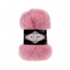 Пряжа Mohair Classic. Цвет - 726 розовый. 25% мохер, 24% шерсть, 51% акрил. 100 г, 200 м