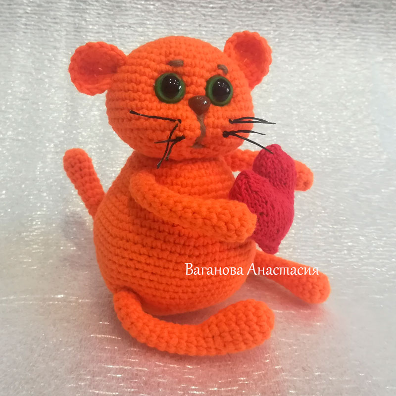 Вязаная Игрушка Кот Купить